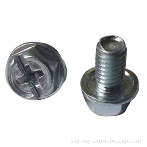 Flange ring screw with high temperature and wear resistance